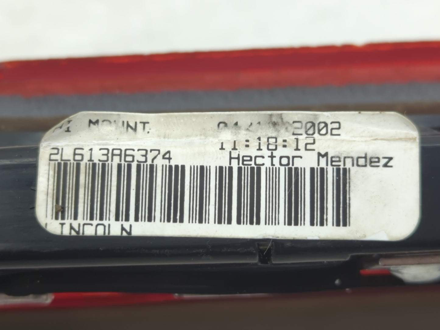 2003 Ford Expedition Driver Left Side Deck Lid Mounted Tail Light - Oemusedautoparts1.com