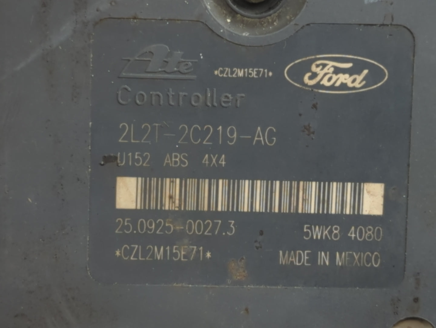 2003 Ford Explorer ABS Pump Control Module Replacement P/N:2L2T-2C219-AG Fits OEM Used Auto Parts - Oemusedautoparts1.com