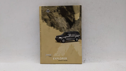 2003 Ford Explorer Owners Manual Book Guide P/N:3L2J-19A231-MB OEM Used Auto Parts - Oemusedautoparts1.com