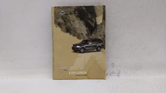 2003 Ford Explorer Owners Manual Book Guide OEM Used Auto Parts - Oemusedautoparts1.com