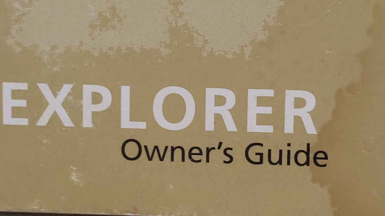 2003 Ford Explorer Owners Manual Book Guide OEM Used Auto Parts - Oemusedautoparts1.com