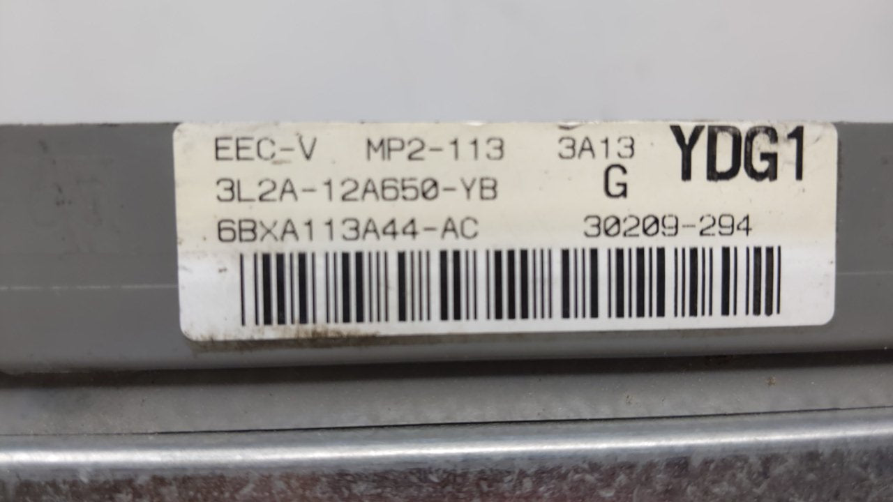 2003 Ford Explorer PCM Engine Control Computer ECU ECM PCU OEM P/N:3L2A-12A650-YB Fits OEM Used Auto Parts - Oemusedautopart