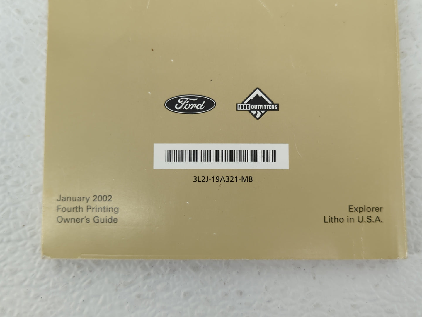2003 Ford Explorer Owners Manual Book Guide OEM Used Auto Parts - Oemusedautoparts1.com