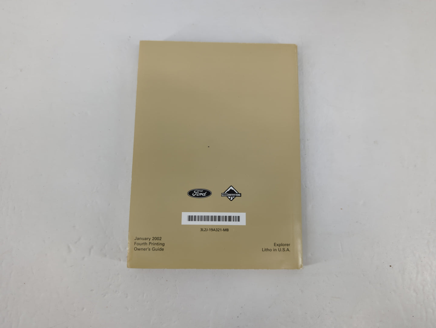 2003 Ford Explorer Owners Manual Book Guide P/N:3L2J-19A321-MB OEM Used Auto Parts - Oemusedautoparts1.com