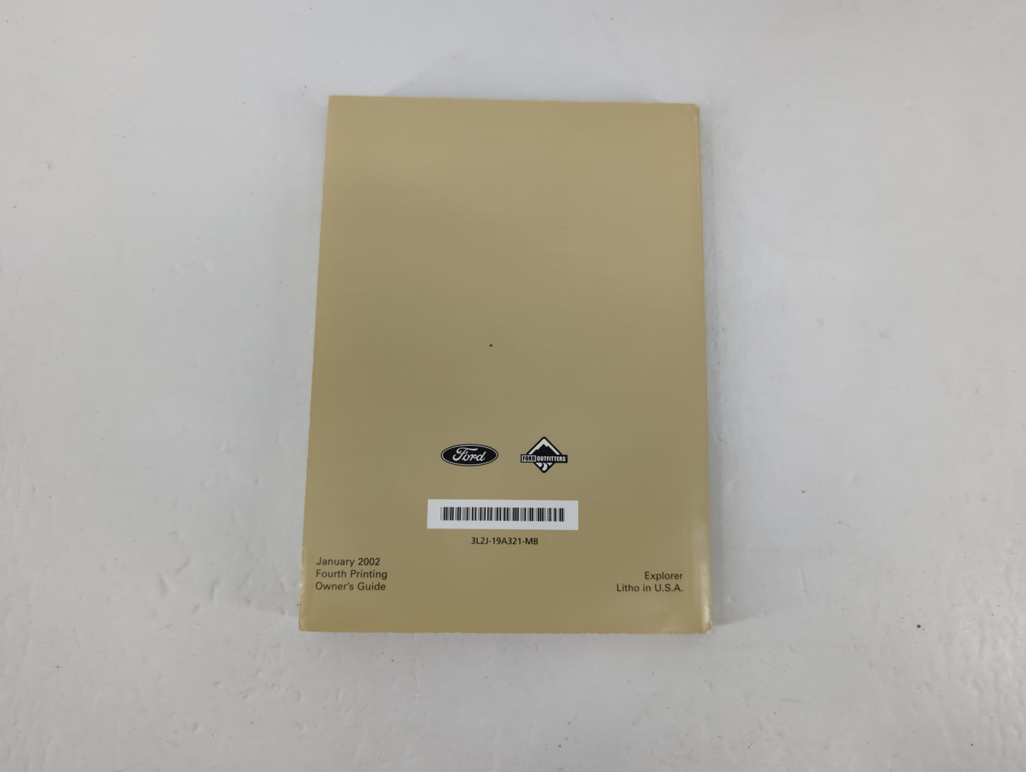 2003 Ford Explorer Owners Manual Book Guide P/N:3L2J-19A321-MB OEM Used Auto Parts - Oemusedautoparts1.com
