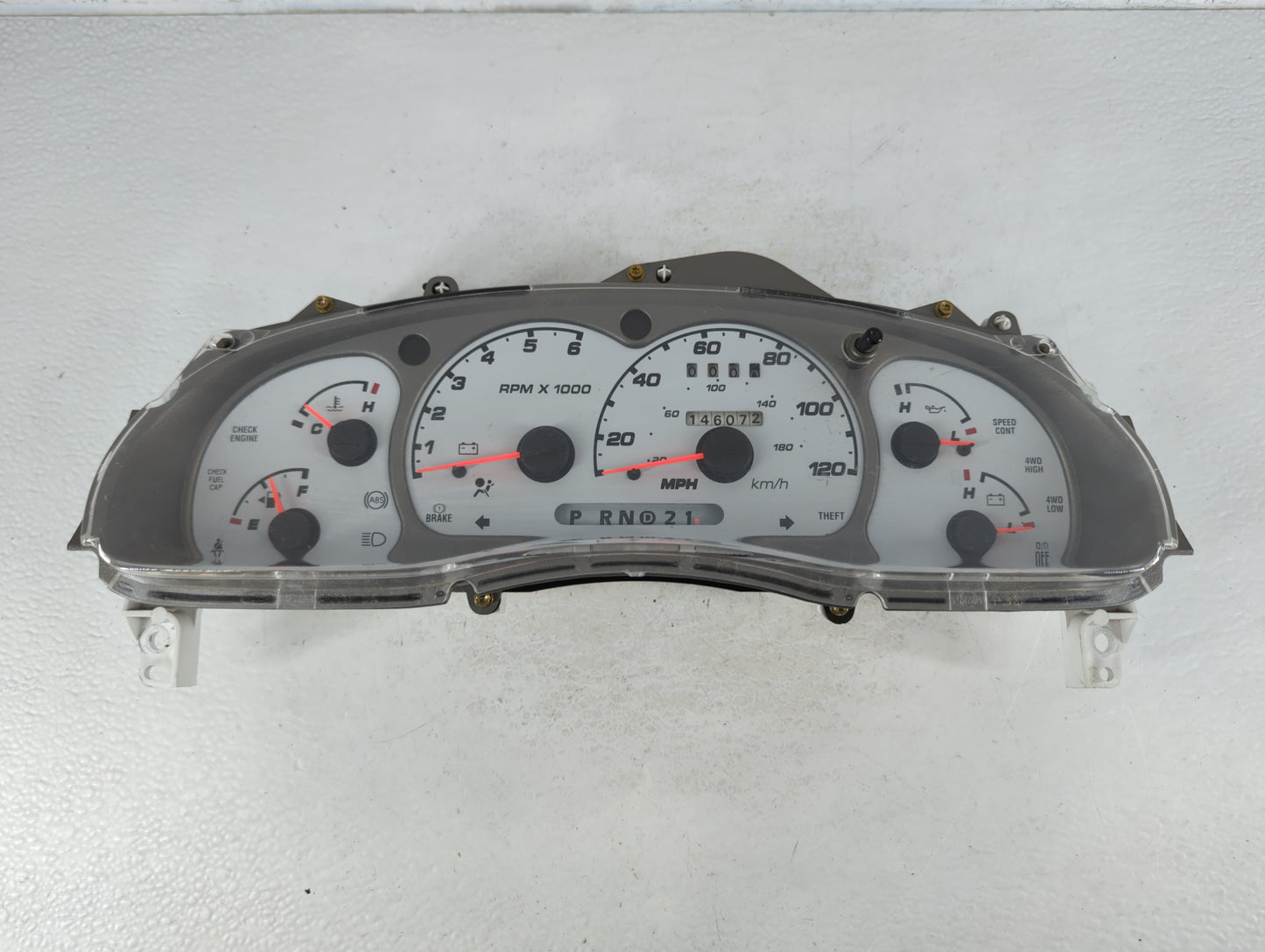 2001-2003 Ford Explorer Instrument Cluster Speedometer Gauges P/N:1L5F-10C956-BA Fits Fits 2001 2002 2003 OEM Used Auto Part