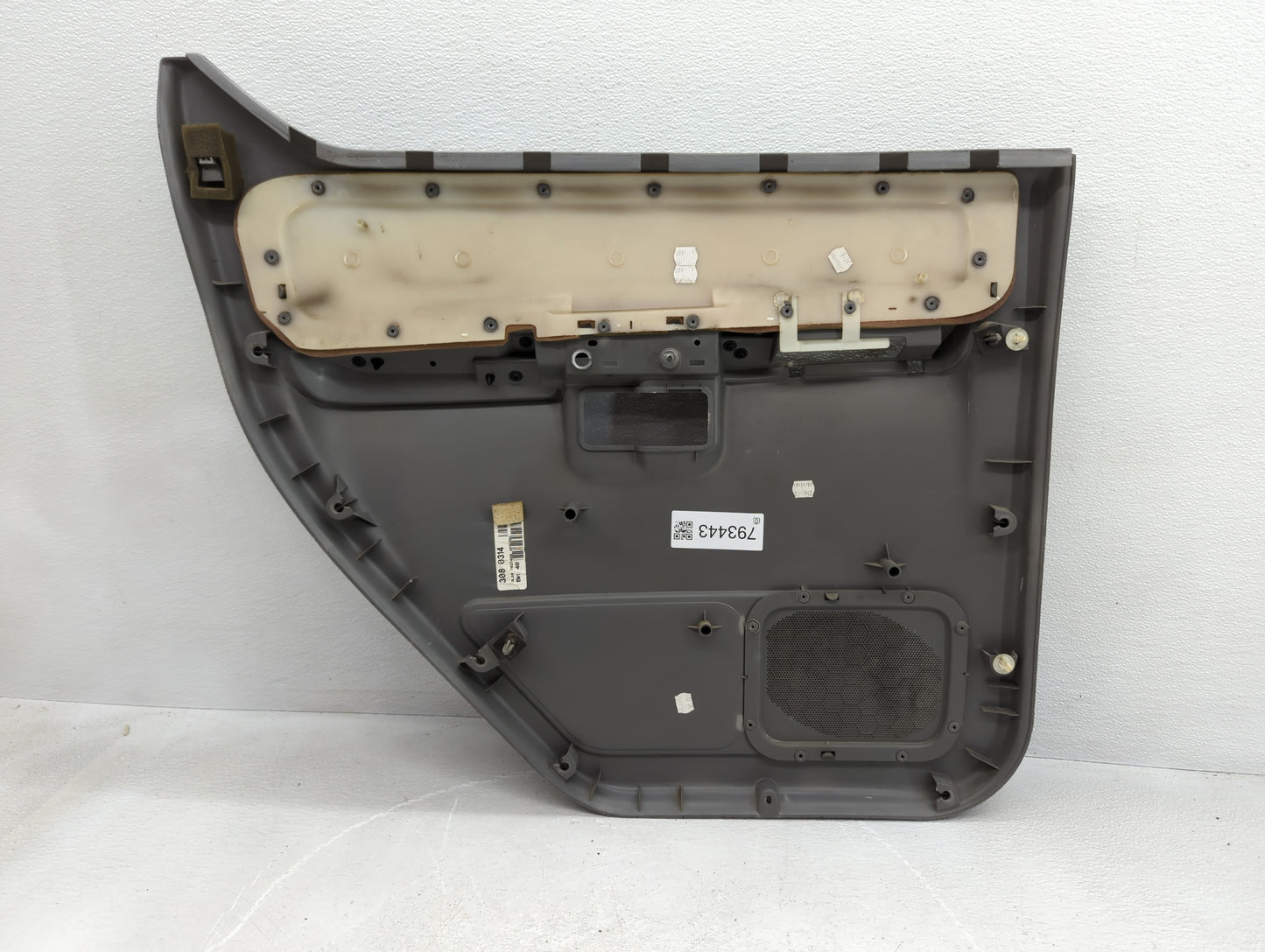2003 Ford Explorer Rear Left Driver Interior Door Panel Trim Dark Grey - Oemusedautoparts1.com
