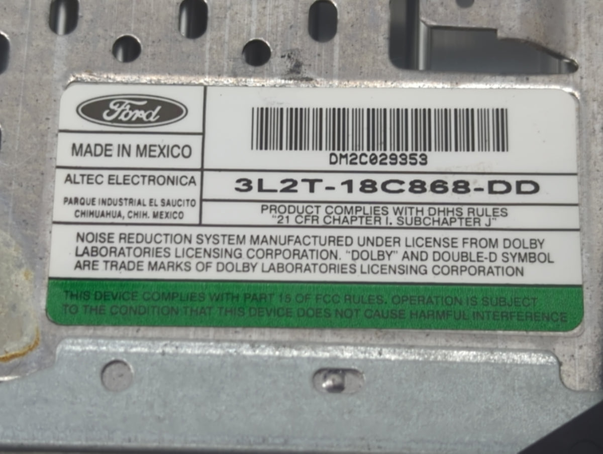 2003-2003 Ford Explorer Information Radio Display Screen 855613 - Oemusedautoparts1.com