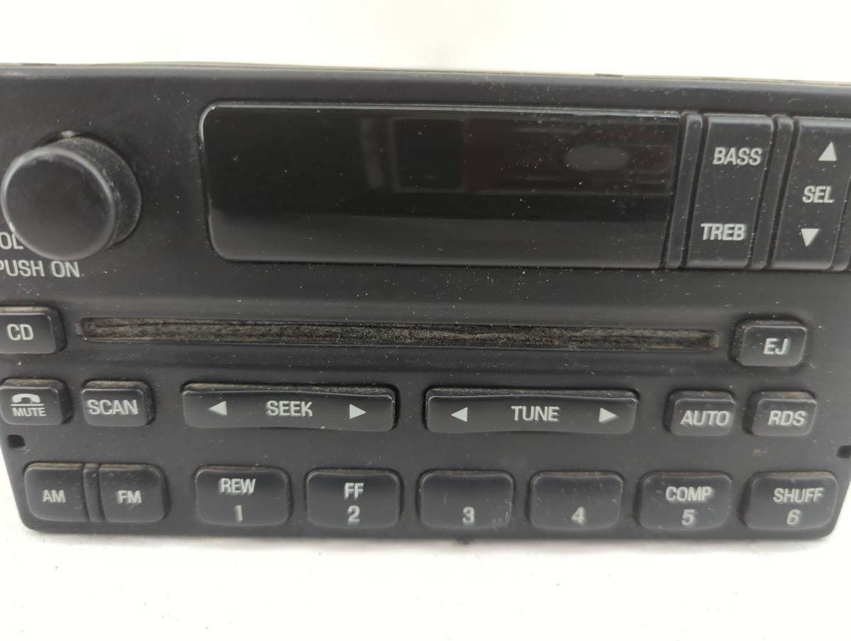 2003-2004 Ford F-150 Radio AM FM Cd Player Receiver Replacement P/N:1L3F-18C869-AA Fits Fits 2003 2004 OEM Used Auto Parts -