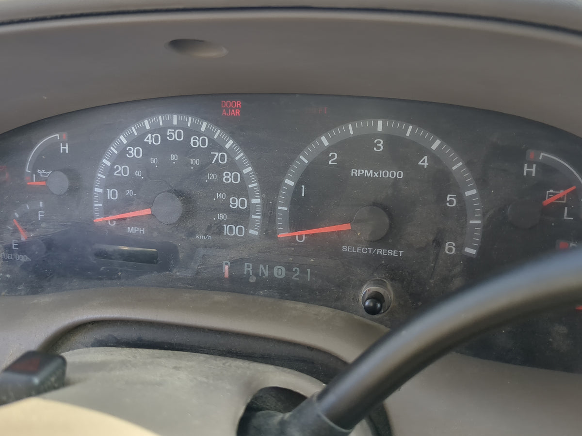 2002-2004 Ford F-150 Instrument Cluster Speedometer Gauges Miles:306K Fits Fits 2002 2003 2004 OEM Used Auto Parts - Oemused