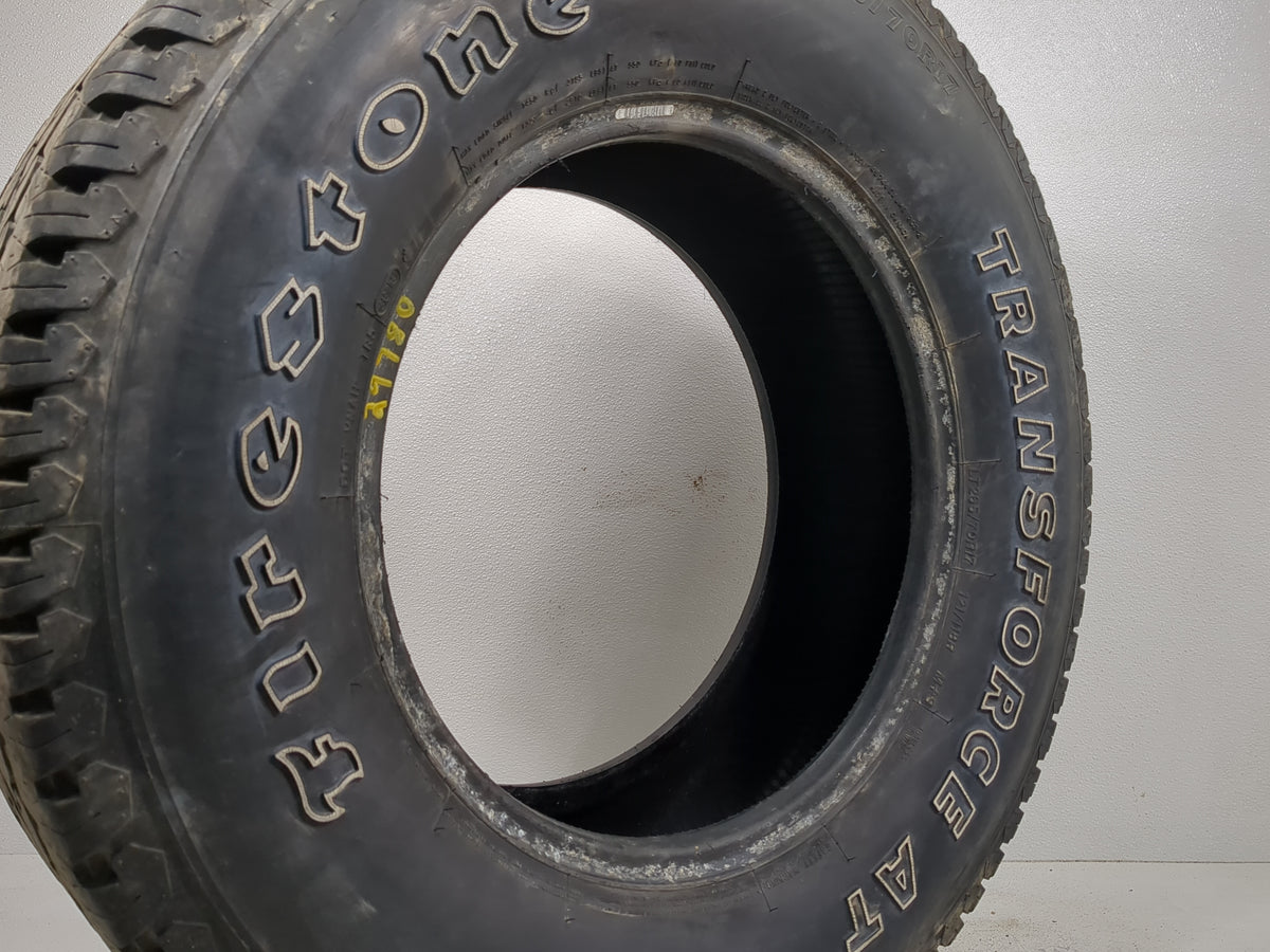 Used Tire 265/70R17 FIRESTONE TRANSFORCE AT 121R - Tread Depth 8/32 - Oemusedautoparts1.com