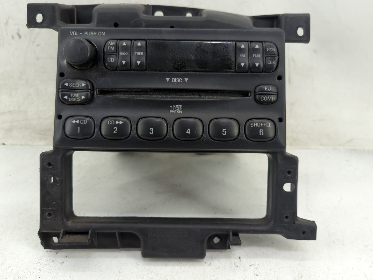 2003 Ford F-150 Radio AM FM Cd Player Receiver Replacement P/N:4L3T-18C815-FA Fits OEM Used Auto Parts - Oemusedautoparts1.c