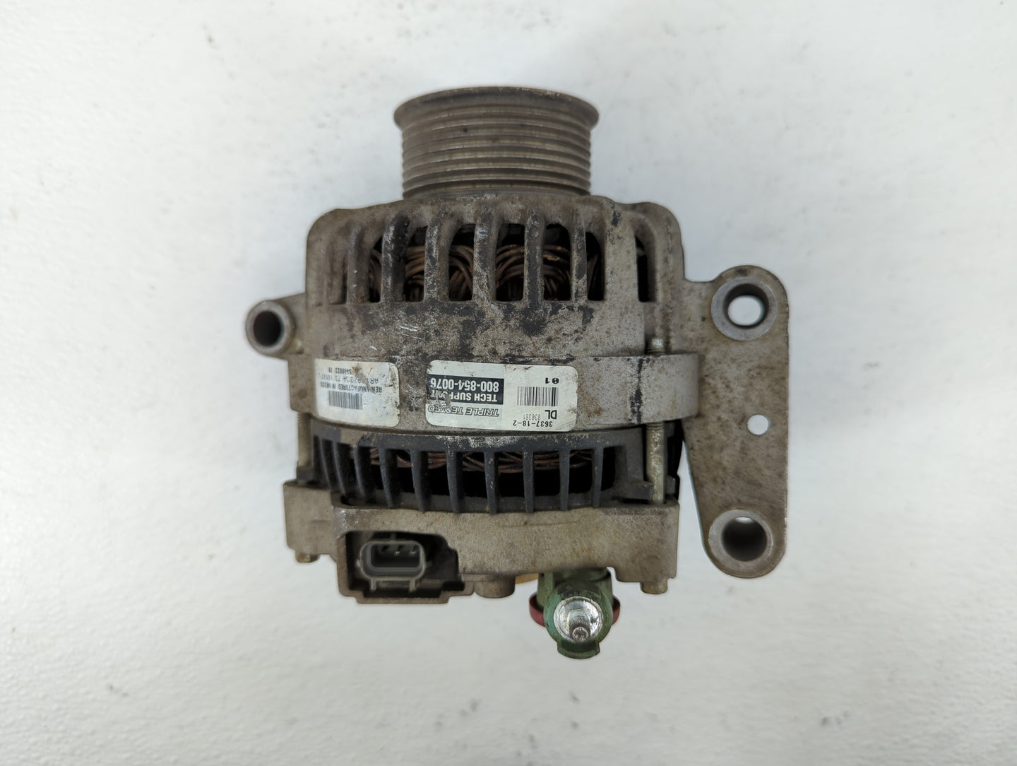 2003-2007 Ford F-250 Super Duty Alternator Replacement Generator Charging Assembly Engine OEM P/N:73 16187 Fits OEM Used Aut