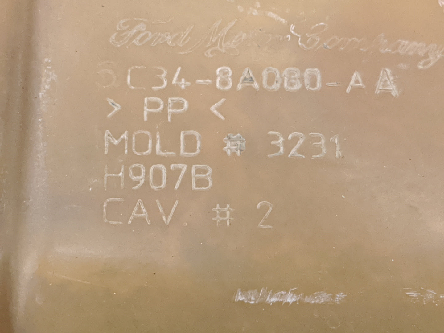 2003 F-350 Super Duty Radiator Coolant Overflow Expansion Tank Bottle - Oemusedautoparts1.com