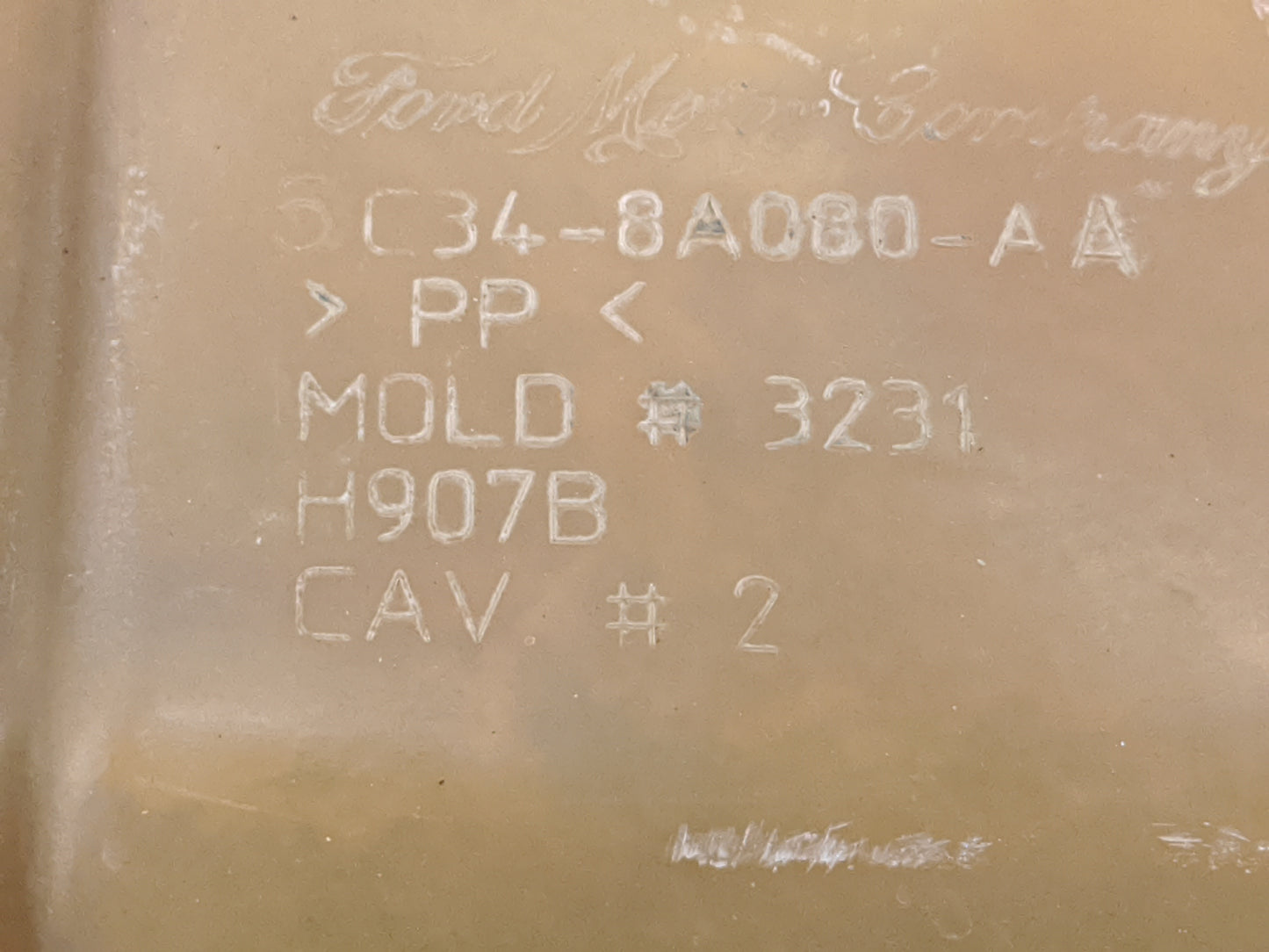 2003 F-350 Super Duty Radiator Coolant Overflow Expansion Tank Bottle - Oemusedautoparts1.com