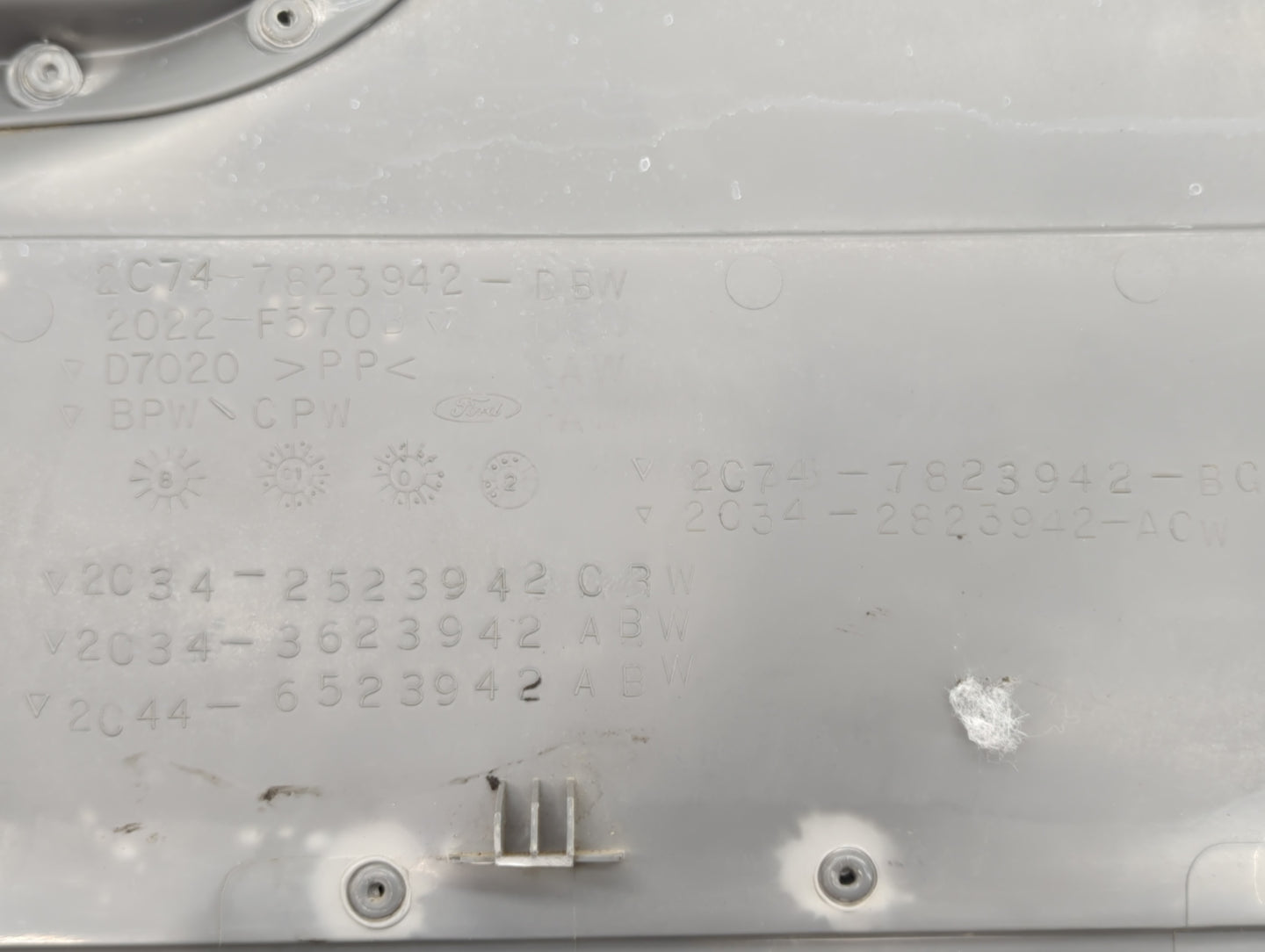 2003 Ford F-350 Super Duty Front Right Passenger Interior Door Panel Trim - Oemusedautoparts1.com