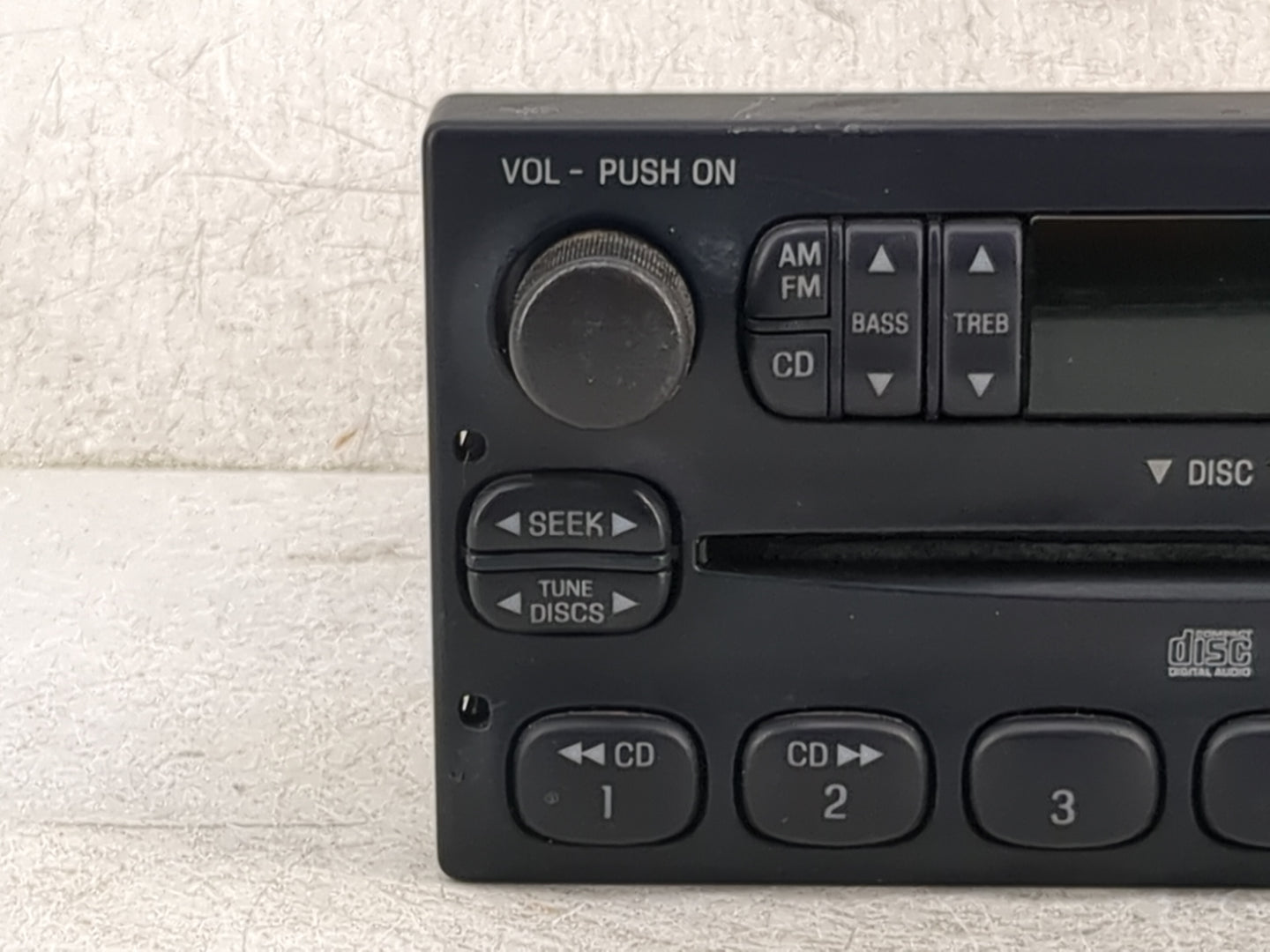 2003 Ford F150 Radio AM FM Cd Player Receiver Replacement P/N:3L3T-18C815-CA JA049556 Fits Fits 1999 2000 2001 2002 2004 OEM