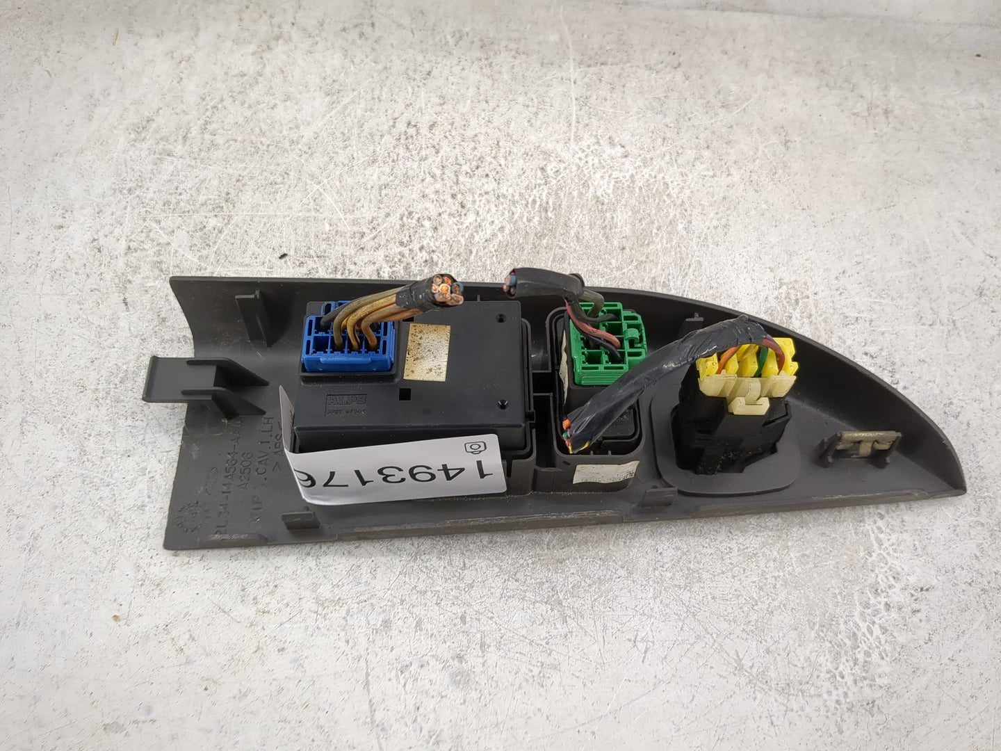 2003 Ford F150 Master Power Window Switch Replacement Driver Side Left P/N:2L3T-14A564-AAW A2506 Fits Fits 2002 OEM Used Aut