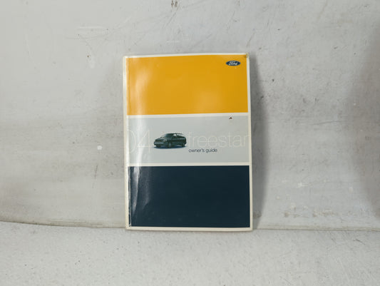 2003 Ford Freestar Owners Manual Book Guide P/N:4F2J-19A321-AB OEM Used Auto Parts