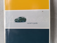 2003 Ford Freestar Owners Manual Book Guide P/N:4F2J-19A321-AB OEM Used Auto Parts - Oemusedautoparts1.com