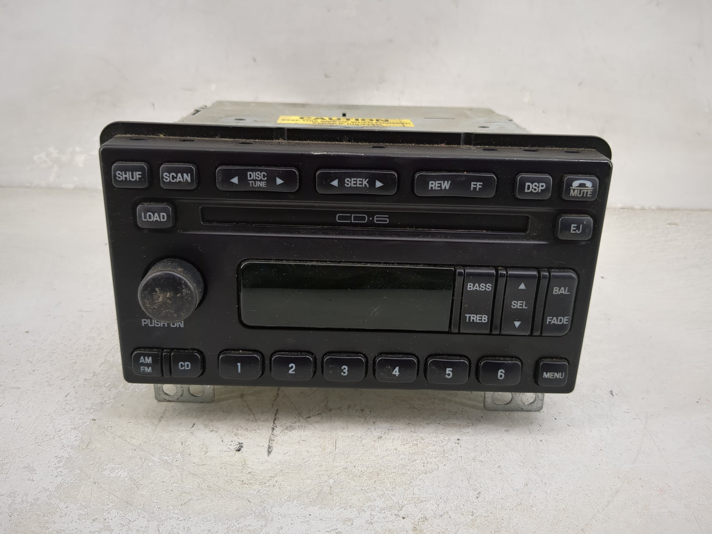 2001-2004 Ford Mustang Radio AM FM Cd Player Receiver Replacement P/N:3R3T-18C815-CA Fits Fits 2001 2002 2003 2004 OEM Used 