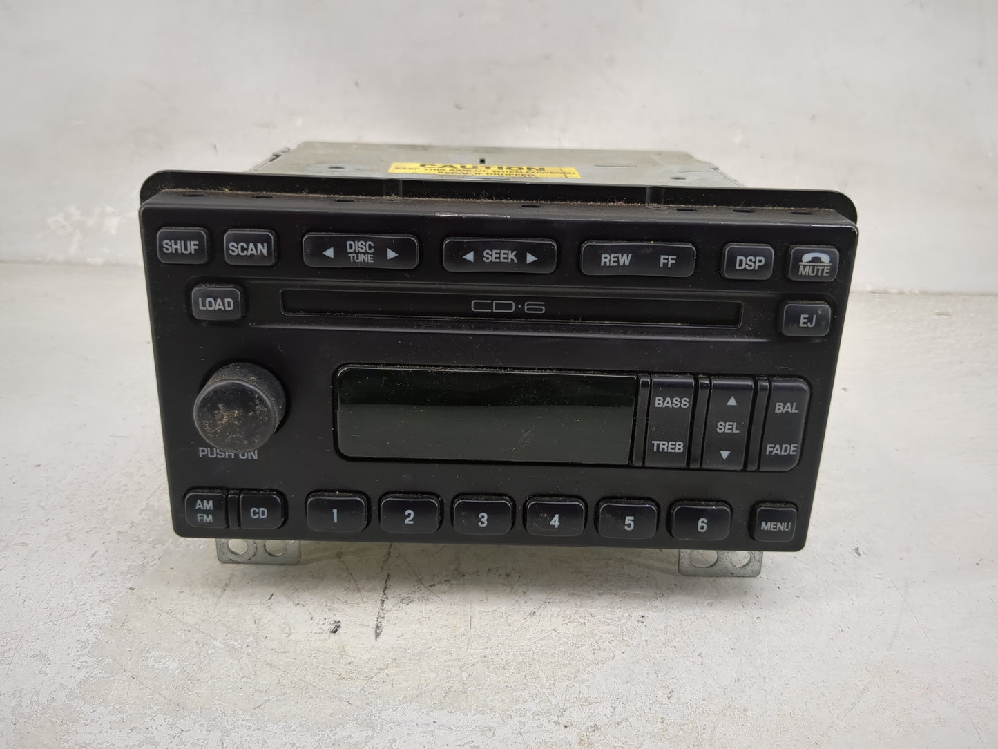2001-2004 Ford Mustang Radio AM FM Cd Player Receiver Replacement P/N:3R3T-18C815-CA Fits Fits 2001 2002 2003 2004 OEM Used 