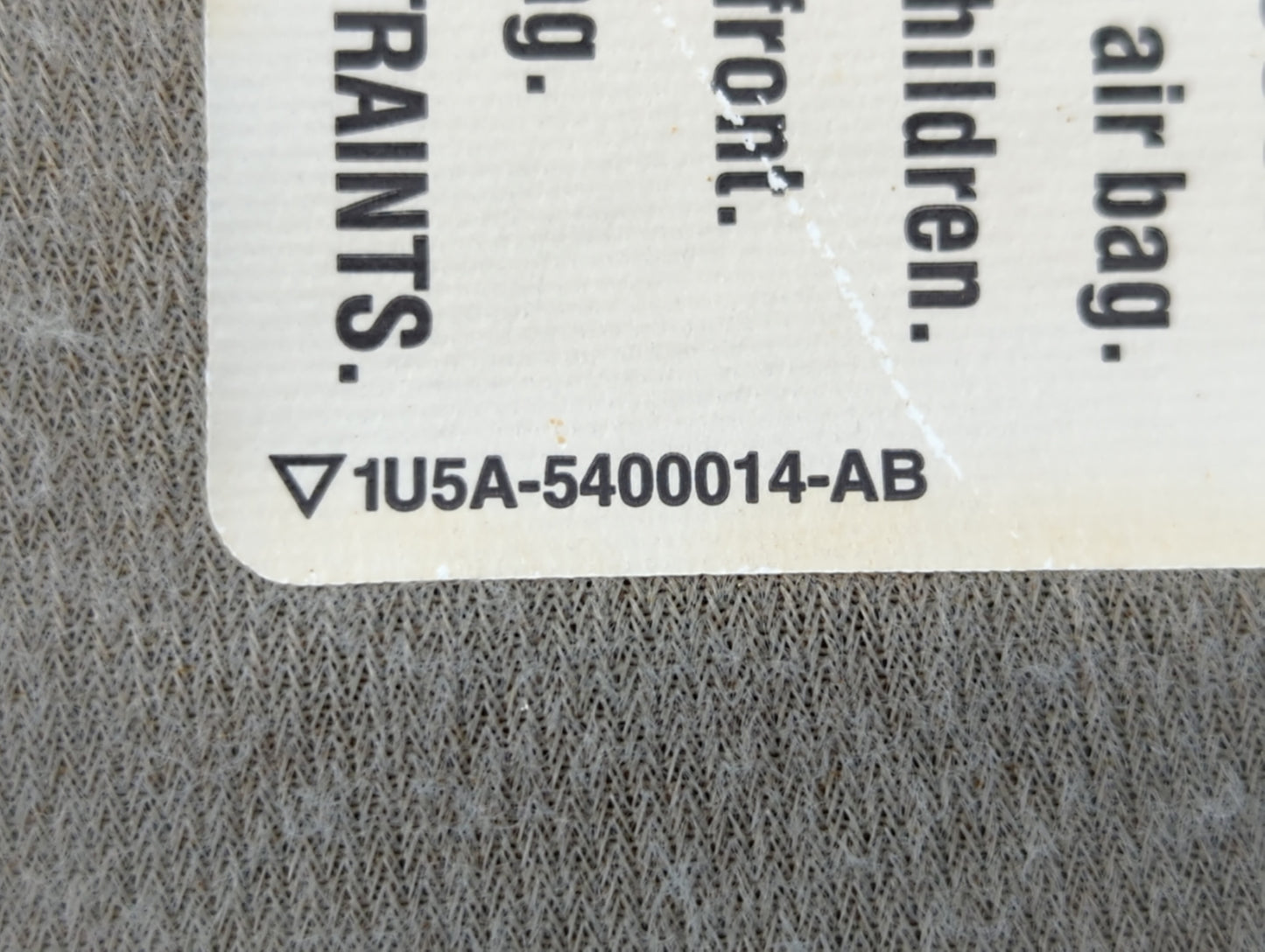 2003-2004 Ford Mustang Sun Visor Shade Replacement Passenger Right Mirror Fits Fits 2003 2004 OEM Used Auto Parts - Oemuseda