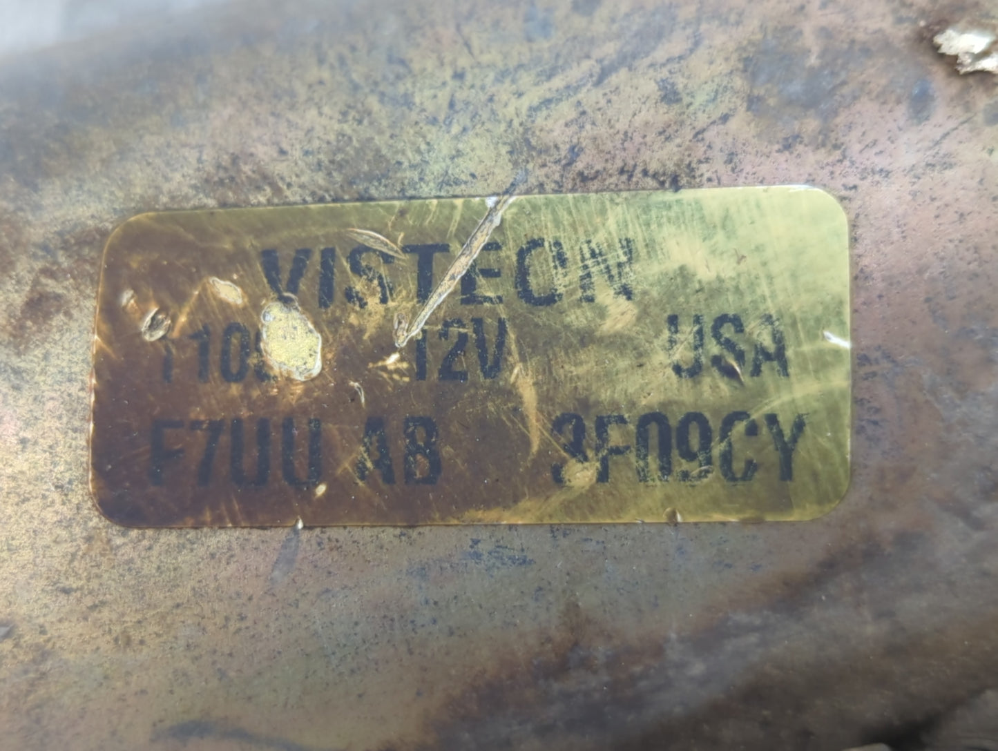 1997-2004 Ford Mustang Car Starter Motor Solenoid OEM P/N:F7UU 11000 AB Fits OEM Used Auto Parts - Oemusedautoparts1.com