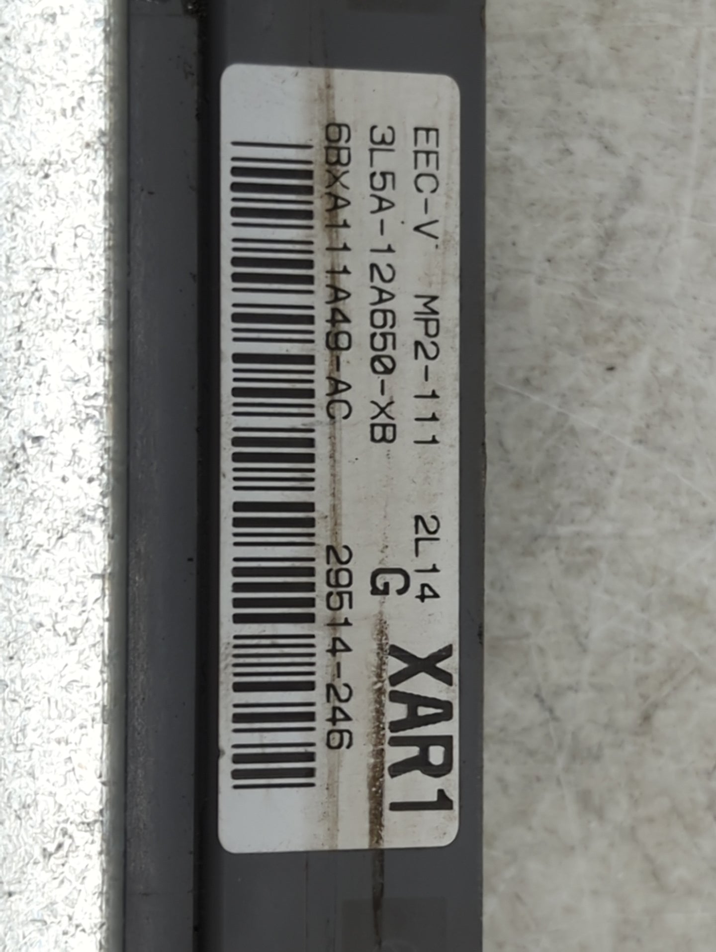 2003 Ford Ranger PCM Engine Control Computer ECU ECM PCU OEM P/N:3L5A-12A650-XB MP2-111 Fits OEM Used Auto Parts - Oemusedau