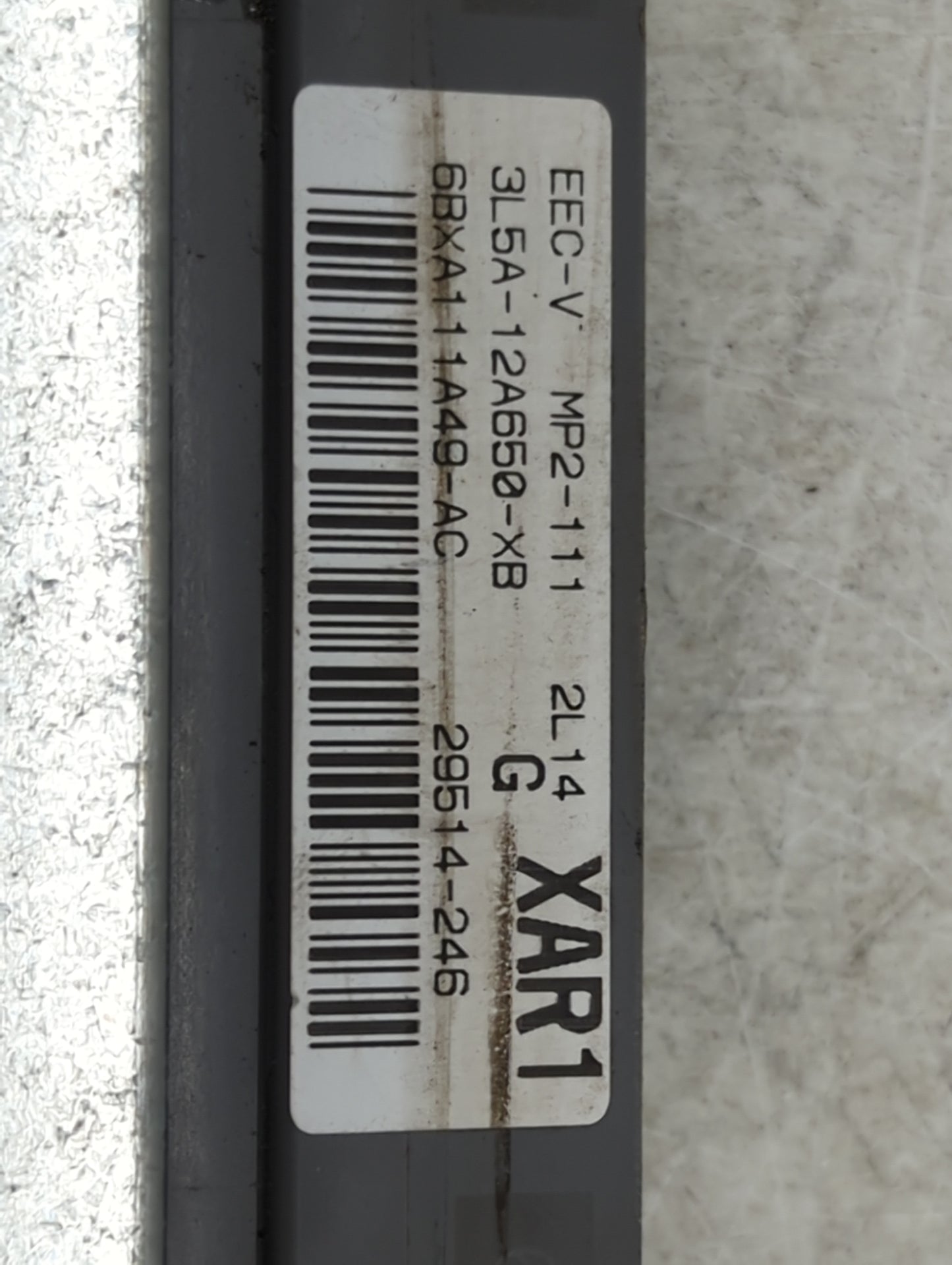 2003 Ford Ranger PCM Engine Control Computer ECU ECM PCU OEM P/N:3L5A-12A650-XB MP2-111 Fits OEM Used Auto Parts - Oemusedau