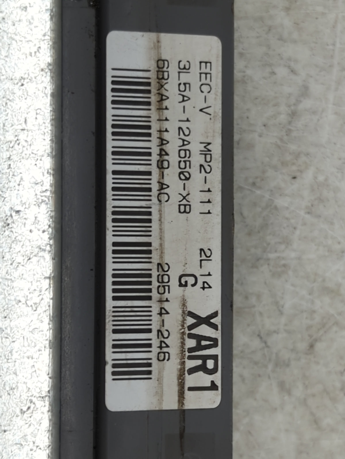 2003 Ford Ranger PCM Engine Control Computer ECU ECM PCU OEM P/N:3L5A-12A650-XB MP2-111 OEM Used Auto Parts - Oemusedautopar