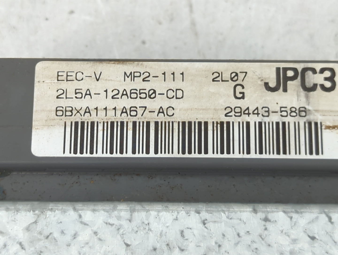 2003 Ford Ranger PCM Engine Control Computer ECU ECM PCU OEM P/N:2L5A-12A650-CD F5SD-14A624-AA Fits OEM Used Auto Parts - Oe