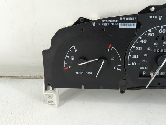2003 Ford Ranger Instrument Cluster Speedometer Gauges P/N:XL5F-10C956-A Fits OEM Used Auto Parts