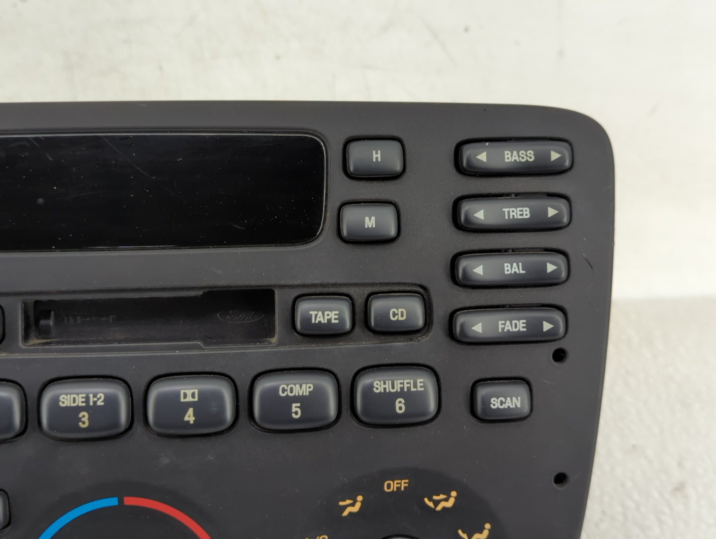2001-2003 Ford Taurus Radio AM FM Cd Player Receiver Replacement P/N:2F1T-18C858-BA Fits Fits 2001 2002 2003 OEM Used Auto P