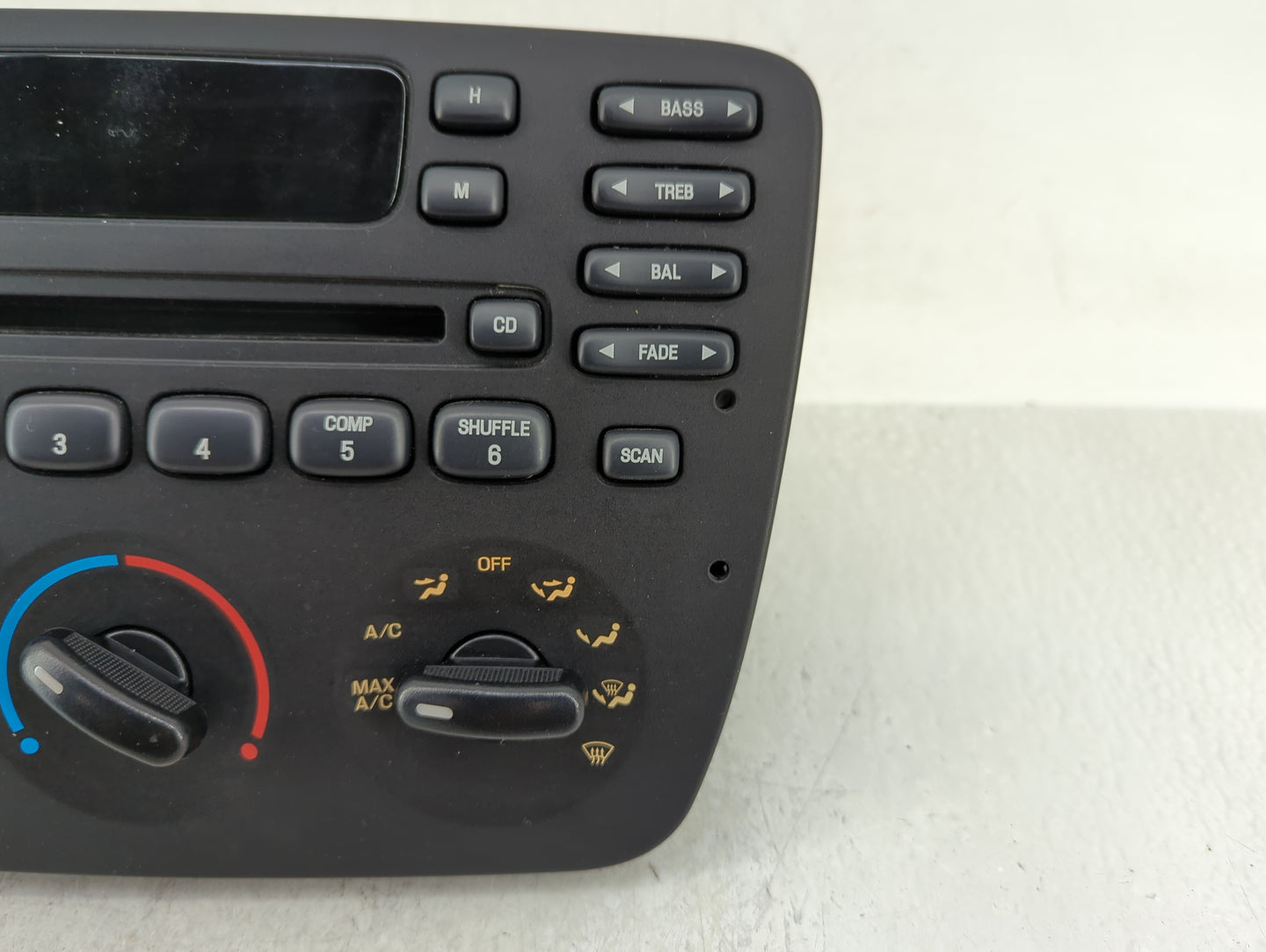 2001-2003 Ford Taurus Radio AM FM Cd Player Receiver Replacement P/N:YF1F-18A965-AA Fits Fits 2001 2002 2003 OEM Used Auto P