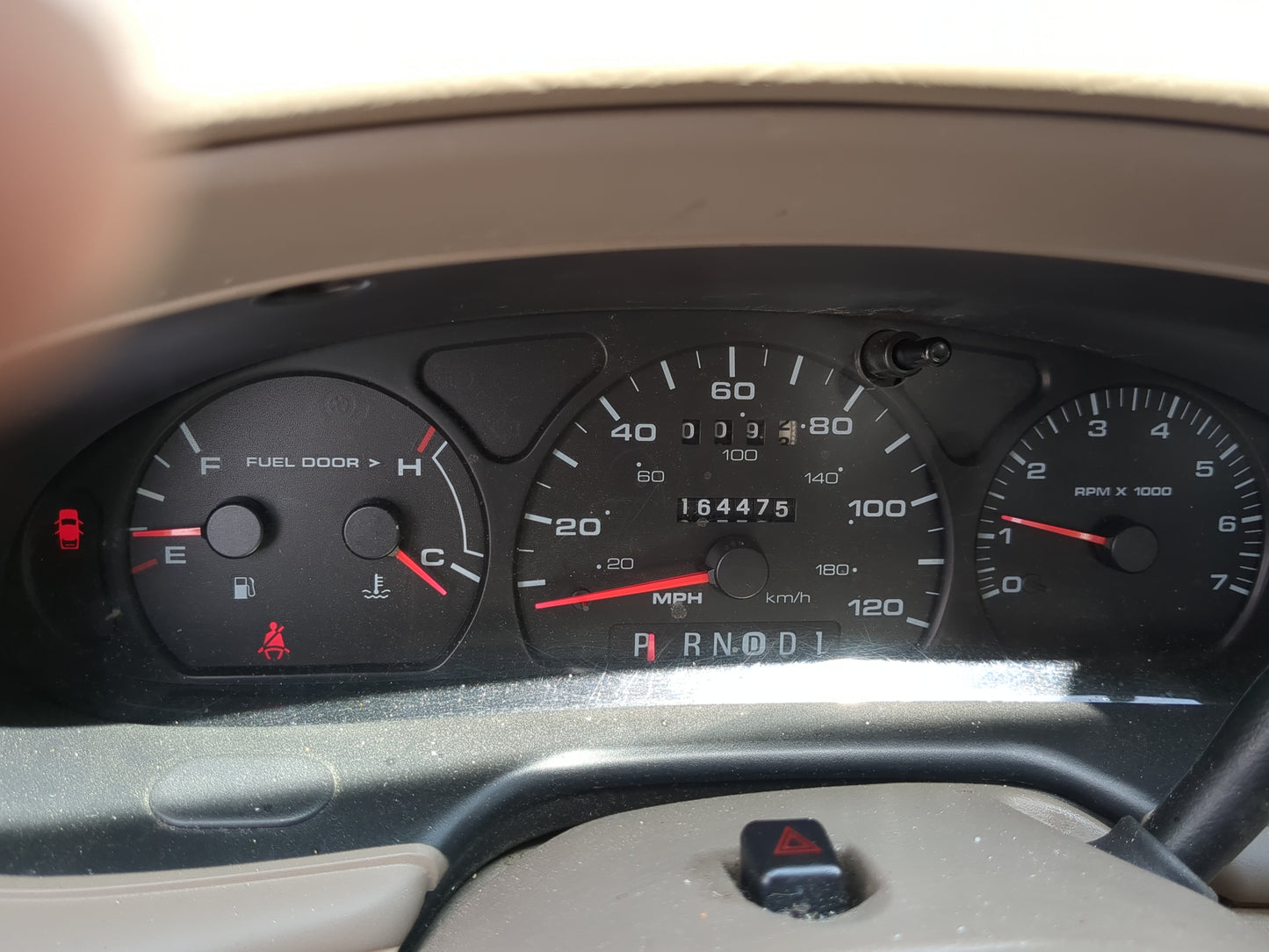 2001-2003 Ford Taurus Instrument Cluster Speedometer Gauges Miles:164K Fits Fits 2001 2002 2003 OEM Used Auto Parts - Oemuse