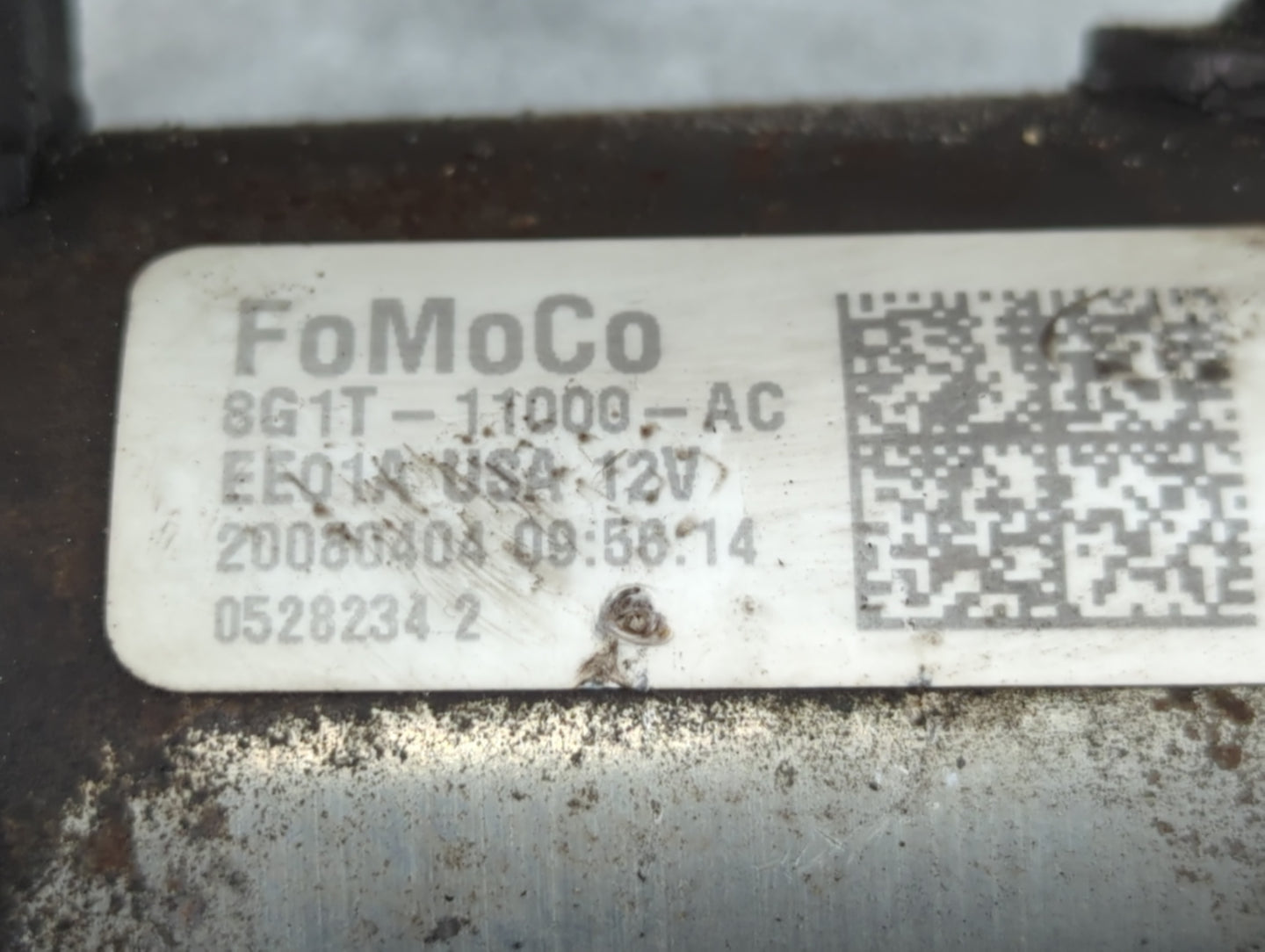 2008-2019 Ford Taurus Car Starter Motor Solenoid OEM P/N:8G1T-11000-AC Fits OEM Used Auto Parts - Oemusedautoparts1.com
