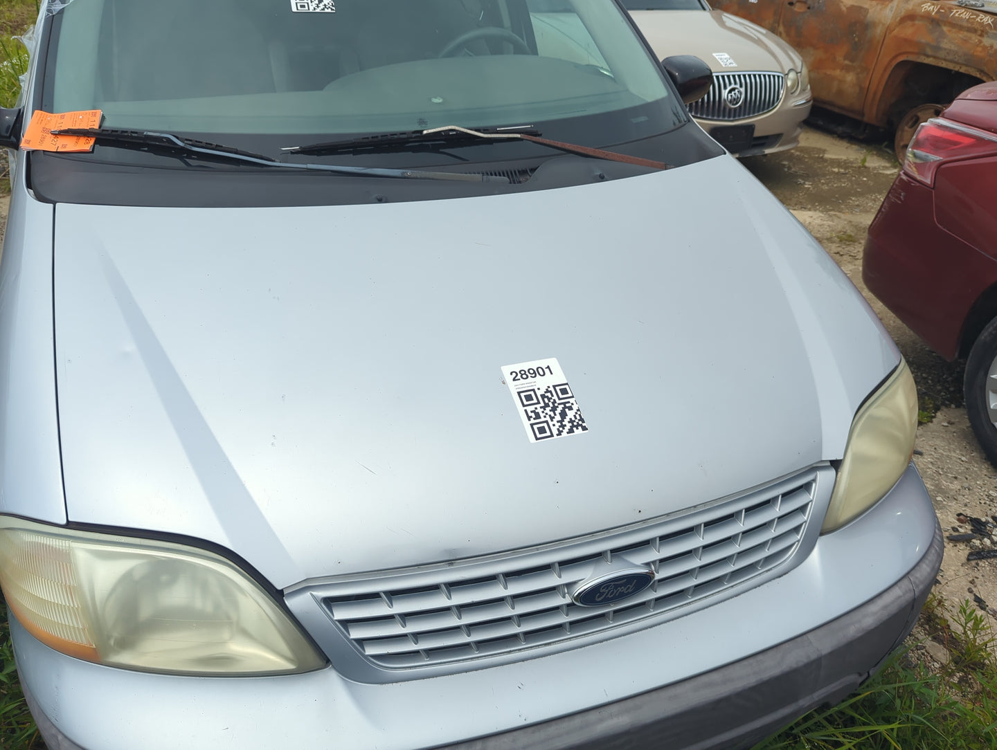 1999-2003 Ford Windstar Hood Oem - Oemusedautoparts1.com
