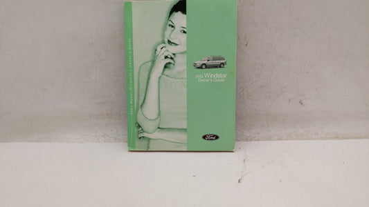 2003 Ford Windstar Owners Manual Book Guide OEM Used Auto Parts - Oemusedautoparts1.com
