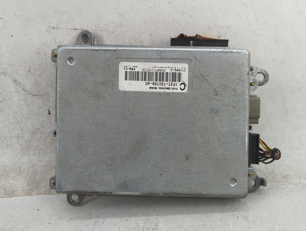 2003 Ford Windstar PCM Engine Control Computer ECU ECM PCU OEM P/N:1F2T-13C788-AD XW4F-14A638-GA Fits OEM Used Auto Parts - 