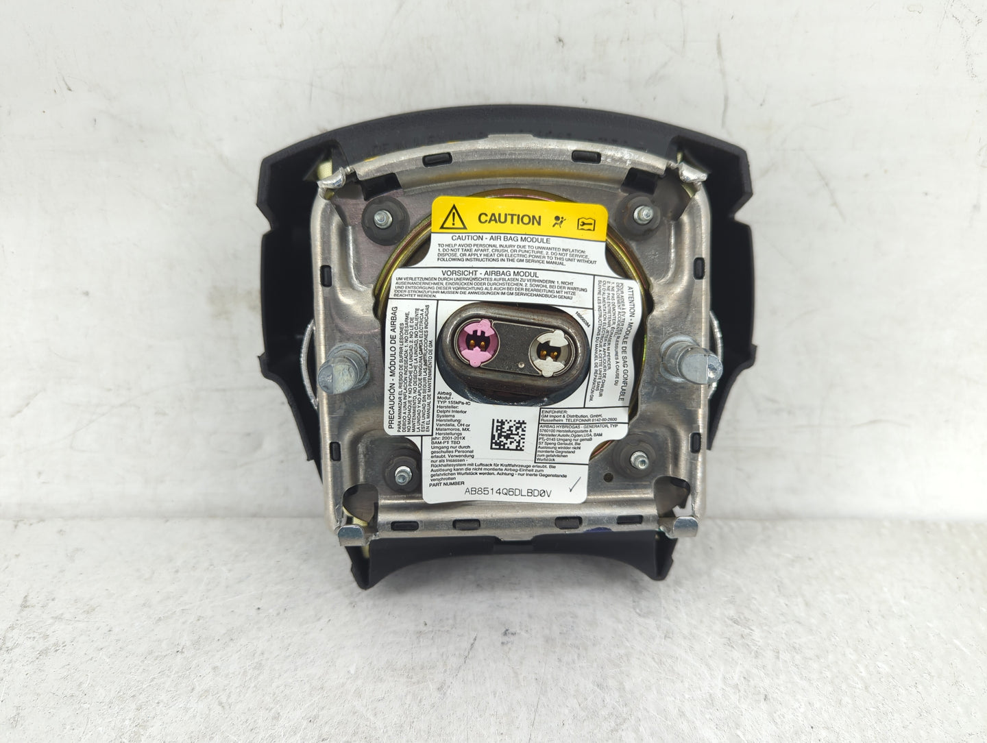 2002-2003 Gmc Envoy Xl Air Bag Driver Left Steering Wheel Mounted - Oemusedautoparts1.com