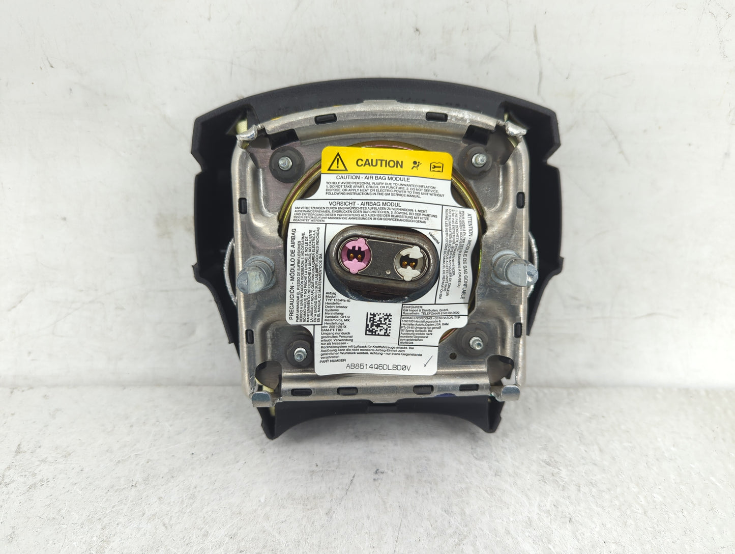 2002-2003 Gmc Envoy Xl Air Bag Driver Left Steering Wheel Mounted - Oemusedautoparts1.com