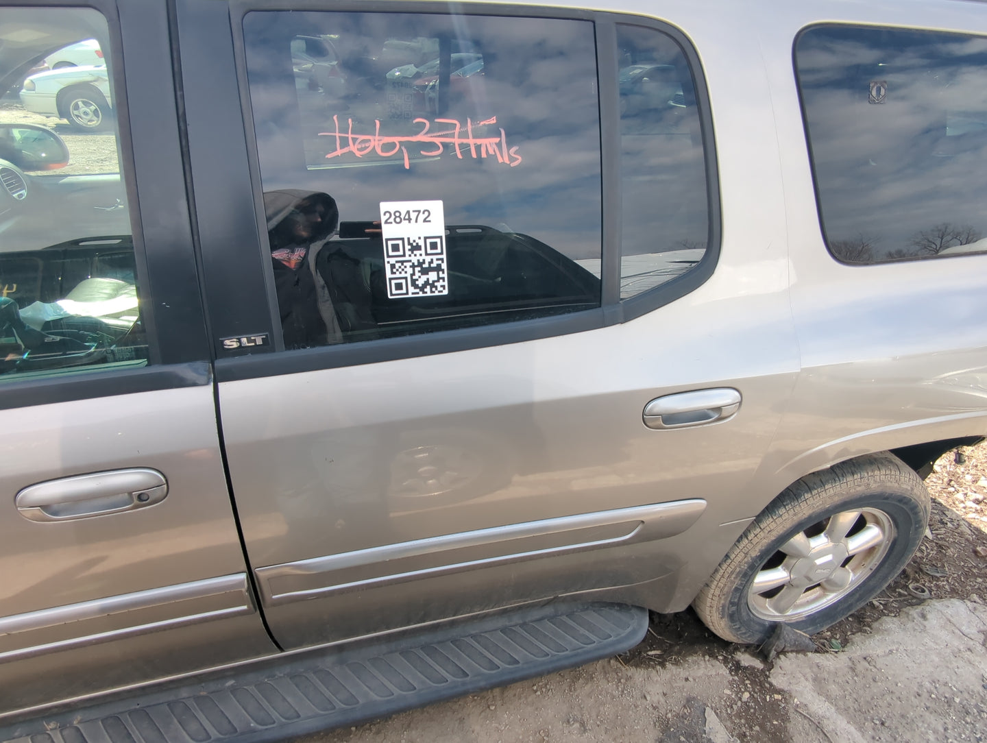 2002-2004 Gmc Envoy Xl Passenger Rear Door Window Oem - Oemusedautoparts1.com