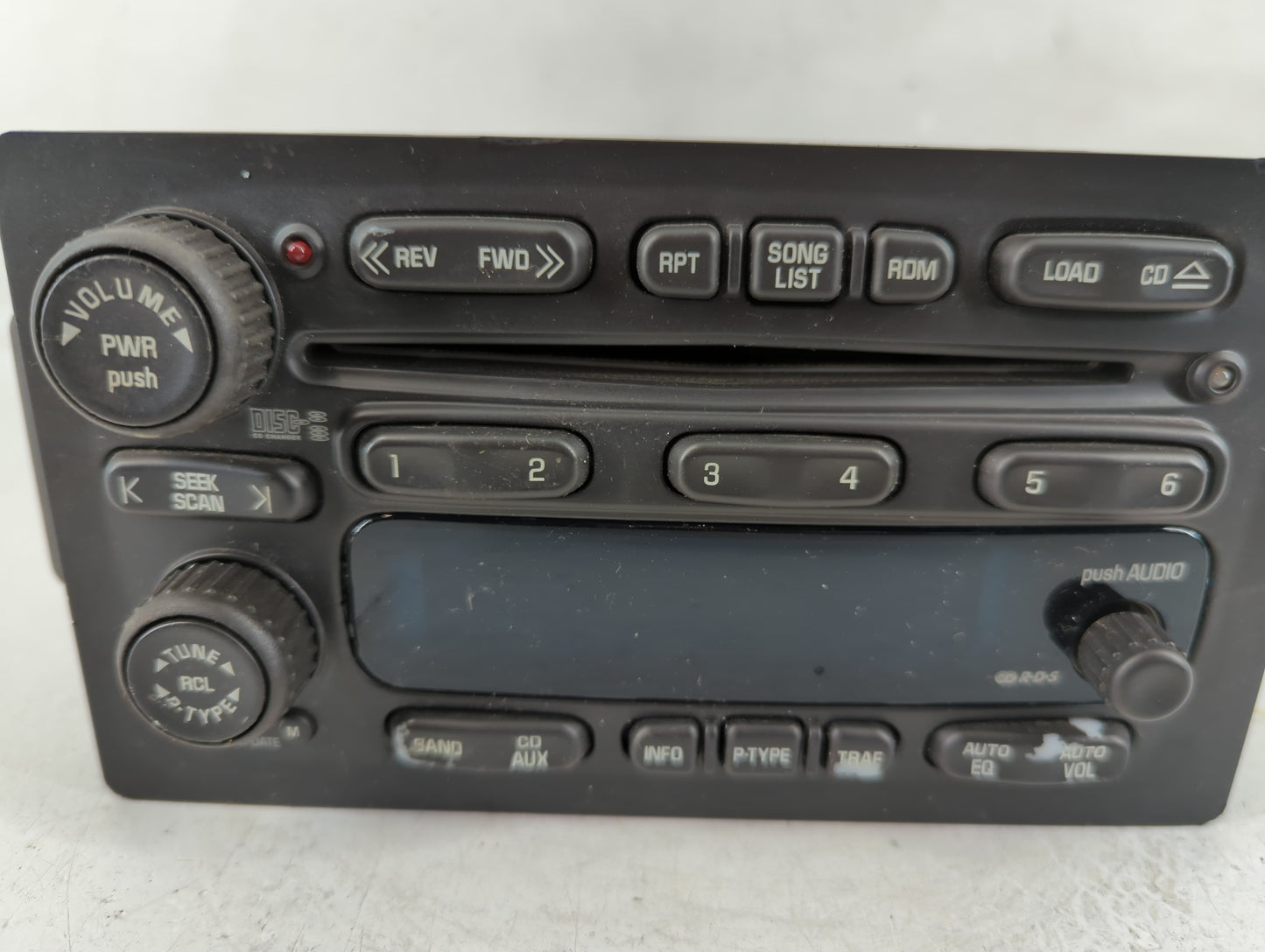 2003-2005 Gmc Yukon Xl 1500 Radio AM FM Cd Player Receiver Replacement P/N:15184935 Fits Fits 2003 2004 2005 2006 OEM Used A