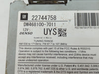 2003-2005 Gmc Yukon Xl 1500 Radio AM FM Cd Player Receiver Replacement P/N:DW468100-7011 22744758 Fits Fits 2003 2004 2005 O