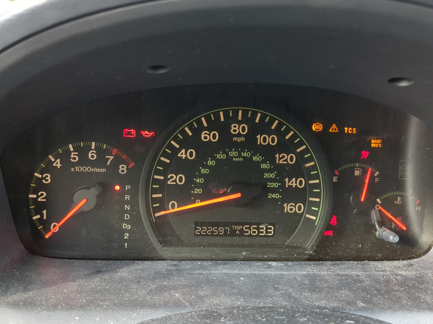 2003-2005 Honda Accord Instrument Cluster Speedometer Gauges Fits Fits 2003 2004 2005 OEM Used Auto Parts - Oemusedautoparts