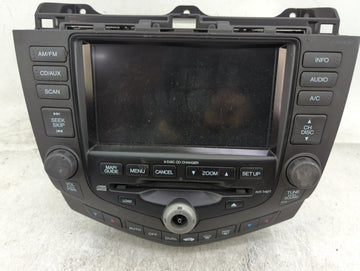 2003 Honda Accord Radio AM FM Cd Player Receiver Replacement P/N:39051-SDA-A410-M1 RG833A0, DBF22003398 Fits OEM Used Auto P