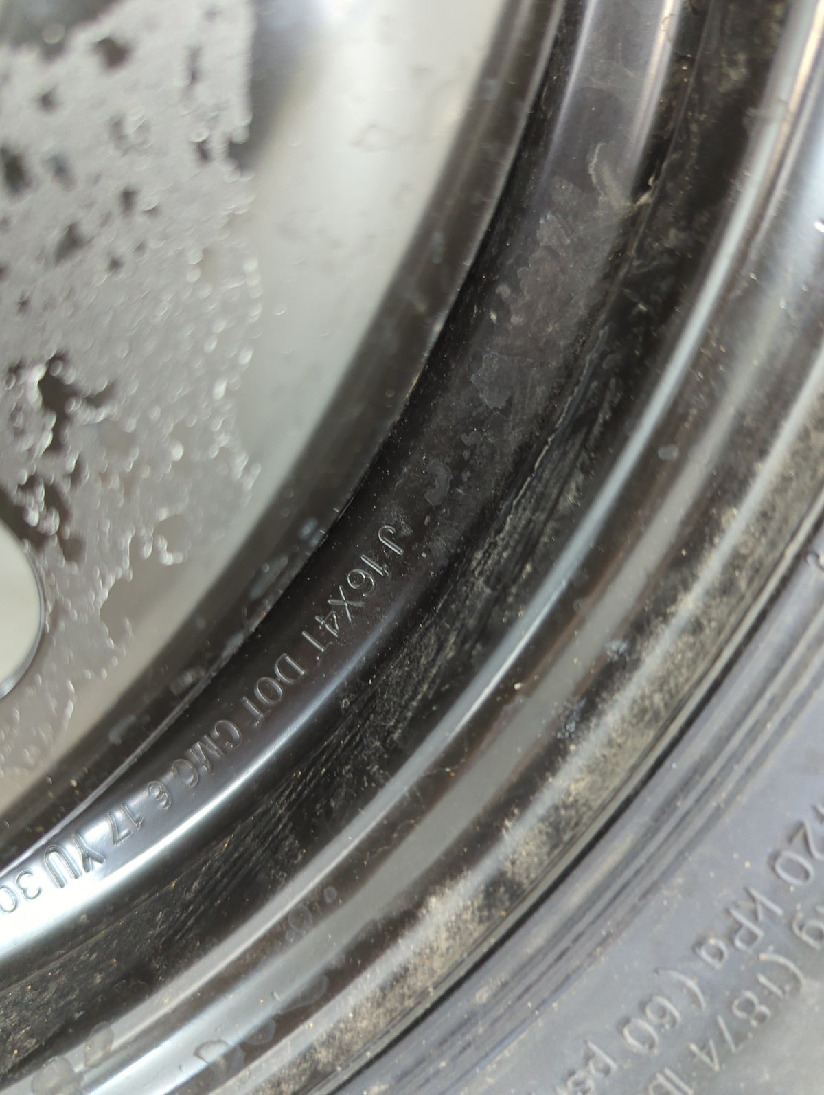 2003-2007 Honda Accord Spare Donut Tire Wheel Rim Oem 1461902 - Oemusedautoparts1.com