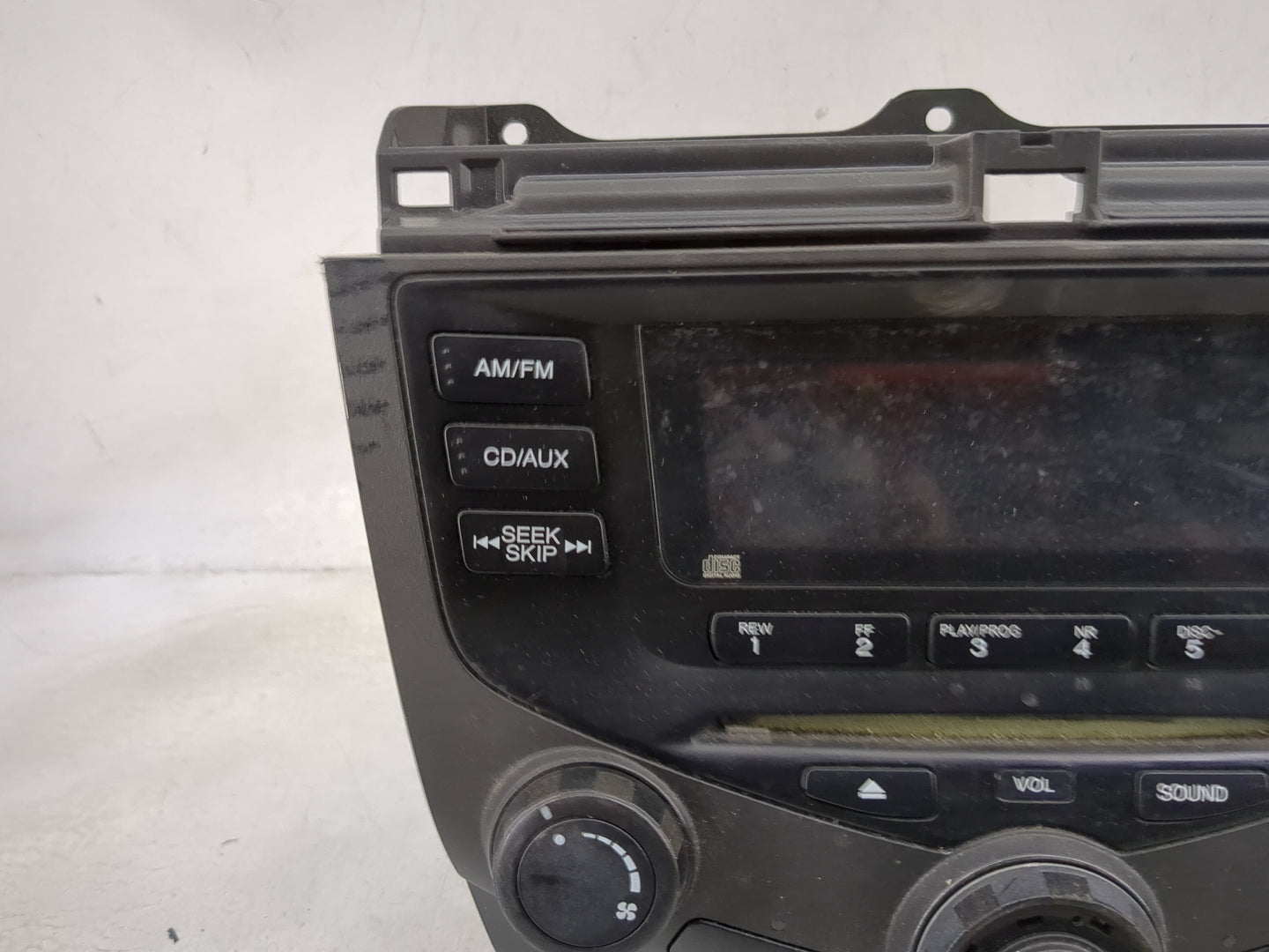 2003 Honda Accord Radio AM FM Cd Player Receiver Replacement P/N:39100-SDA-A110 2AC1, AF030301ENZ Fits OEM Used Auto Parts -