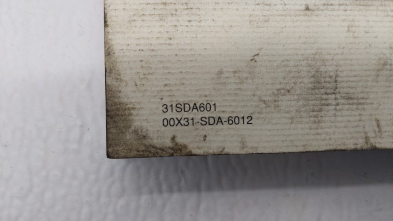 2003 Honda Accord Owners Manual Book Guide OEM Used Auto Parts - Oemusedautoparts1.com